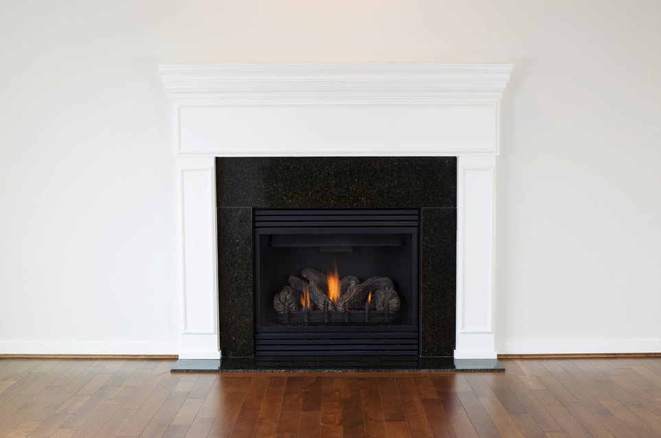 Large Natural Gas Fireplace